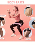 Fabric Resistance Hip Booty Bands Elastic