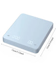 USB Digital Rechargeable Coffee Scale with Timer LED Screen