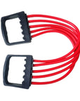 Full Body Workout Set Chest Expander with 5 Removable Resistance Bands
