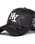 Unisex Letter Embroidery Camouflage Baseball Caps