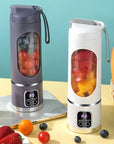 12 Blades Portable Fruit Juicer 450ml Capacity 3 Gears