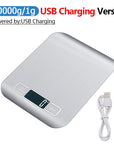 5kg/10kg Digital Kitchen Scale LCD Display Stainless Steel Electronic Scales