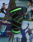 1pc Breathable Compression Knee Brace For Sports