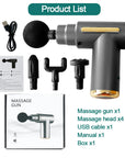 Professional Massage Gun Electric Shock Muscle Relaxation