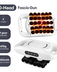 42-Heads Fascia Gun High-Frequency Vibration Body Massage