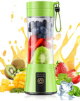 380ml Portable Electric Juicer Blender USB Rechargeable