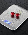 5kg/10kg Digital Kitchen Scale LCD Display Stainless Steel Electronic Scales