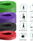 Resistance Band Heavy Duty Latex Sports Elastic Belt Pull Up Assist