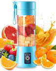 380ml Portable Electric Juicer Blender USB Rechargeable