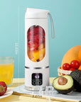 12 Blades Portable Fruit Juicer 450ml Capacity 3 Gears