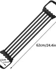 Full Body Workout Set Chest Expander with 5 Removable Resistance Bands