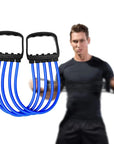 Full Body Workout Set Chest Expander with 5 Removable Resistance Bands