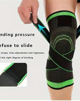 1pc Breathable Compression Knee Brace For Sports