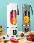 12 Blades Portable Fruit Juicer 450ml Capacity 3 Gears