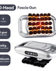 42-Heads Fascia Gun High-Frequency Vibration Body Massage