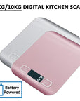 5kg/10kg Digital Kitchen Scale LCD Display Stainless Steel Electronic Scales