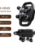 42-Heads Fascia Gun High-Frequency Vibration Body Massage