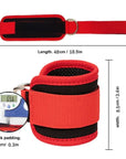 Fitness Ankle Straps Adjustable D-Ring Support Cuffs Gym