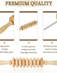 Wooden Massage Roller Manual Fascia Trigger Point