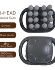 42-Heads Fascia Gun High-Frequency Vibration Body Massage