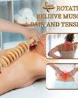 Wooden Massage Roller Manual Fascia Trigger Point